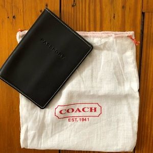 NWOT Coach Passport Cover